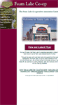 Mobile Screenshot of foamlakecoop.com